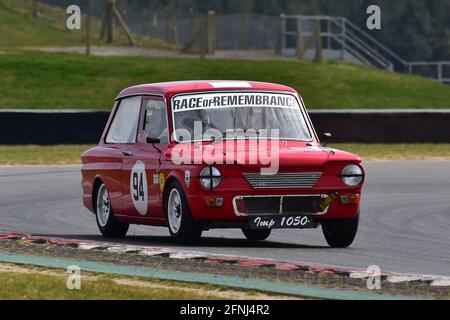 Steve Platts, chanteur Chamois, Championnat de voitures de tourisme historique, Club de voitures de sport historique, HSCC, Réunion de trophées Jim Russell, 2021 avril, Snetterton, N Banque D'Images