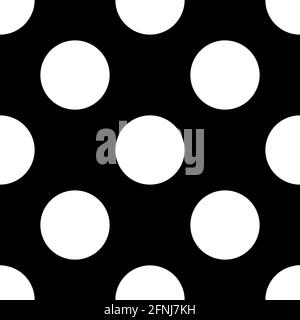 Points, pointillés, cercles fond continu, répétable, motif – illustrations vectorielles, graphiques clip-art Illustration de Vecteur