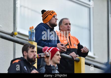 Castleford, Royaume-Uni. 17 mai 2021. Les fans de Castleford regardent avant le match à Castleford, Royaume-Uni, le 5/17/2021. (Photo de Richard long/News Images/Sipa USA) crédit: SIPA USA/Alay Live News Banque D'Images