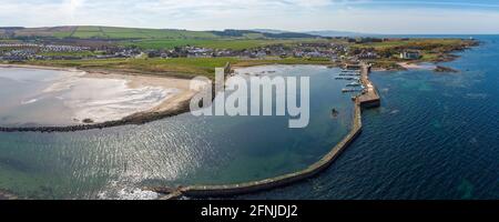 Maidens Harbour, South Ayrshire, Écosse, Royaume-Uni Banque D'Images