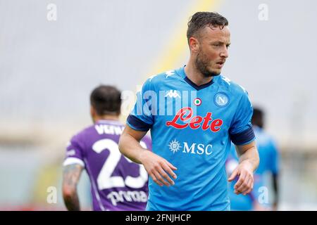 Amir Rrahmani (SSC Napoli) pendant l'ACF Fiorentina vs SSC Napoli, football italien série A match, Florence, I - photo .LiveMedia/Francesco Scaccianoce Banque D'Images