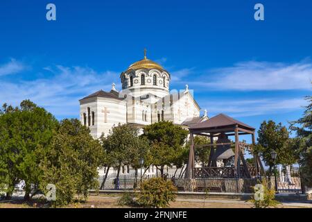 Cathédrale Saint-Vladimir à Sébastopol Banque D'Images