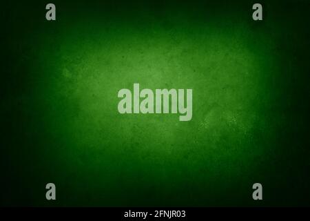 Mur en béton vert, bords sombres Banque D'Images