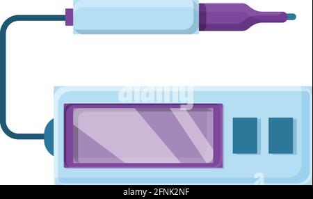 Icône de laboratoire du pH-mètre. Dessin animé de l'icône vecteur de laboratoire du pH-mètre pour la conception de sites Web isolée sur fond blanc Illustration de Vecteur