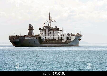 USS MOUNT WHITNEY Banque D'Images