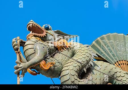 Le dragon chinois Casa Bruno Cuadros, Barcelone, Espagne Banque D'Images