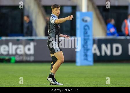 Adam Radwan de Newcastle Falcons pendant le match Banque D'Images