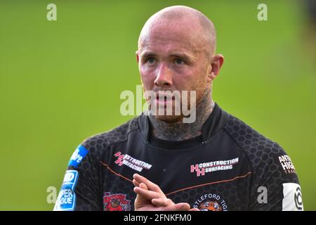 Castleford, Royaume-Uni. 17 mai 2021. Nathan Massey (14) de Castleford Tigers pendant le match à Castleford, Royaume-Uni, le 5/17/2021. (Photo de Richard long/News Images/Sipa USA) crédit: SIPA USA/Alay Live News Banque D'Images