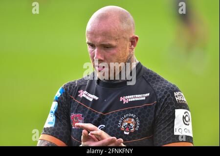 Castleford, Royaume-Uni. 17 mai 2021. Nathan Massey (14) de Castleford Tigers pendant le match à Castleford, Royaume-Uni, le 5/17/2021. (Photo de Richard long/News Images/Sipa USA) crédit: SIPA USA/Alay Live News Banque D'Images
