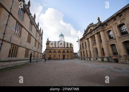 Oxford, Oxfordshire, Royaume-Uni 03 09 2020 The Bodleian Library à Oxford, Royaume-Uni Banque D'Images