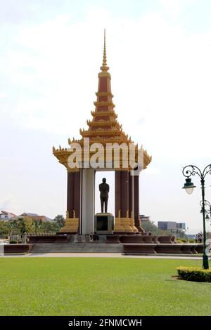 Le Mémorial de Norodom Sihanouk à Phnom Penh au Cambodge Banque D'Images