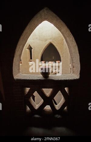 Architecture traditionnelle de la terre de Djenné au Mali, Afrique de l'Ouest. Banque D'Images