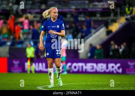 Göteborg, Suède. 16 mai 2021. Pernille Harder (23 Chelsea FC) lors de la finale de l'UEFA Womens Champions League le 16 mai 2021 entre Chelsea FC et FC Barcelone à Gamla Ullevi à Göteborg, Suède Credit: SPP Sport Press photo. /Alamy Live News Banque D'Images