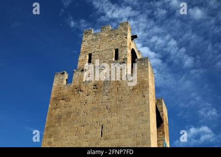 Tour Mariano II (San Cristoforo), Oristano, Sardaigne, Italie Banque D'Images