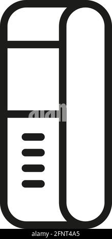 Icône de suivi de l'écran tactile. Outline icône de vecteur de suivi d'écran tactile pour la conception Web isolée sur fond blanc Illustration de Vecteur