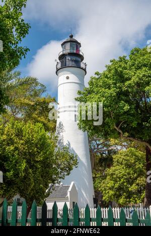 Phare de Key West à Key West, Floride Banque D'Images