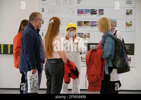 Londres, Royaume-Uni. 19 mai 2021. Extinction rébellion protestation au Musée des sciences au sujet du parrainage en cours par Shell du Musée dans ce qui est considéré par les manifestants comme une tentative de greenwash The Company. Crédit: Joao Daniel Pereira crédit: João Daniel Pereira/Alay Live News Banque D'Images