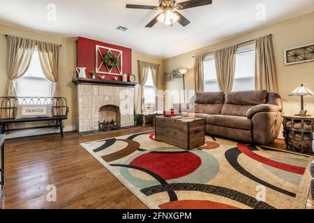 Oklahoma Real Estate Photography extérieur et intérieur Banque D'Images