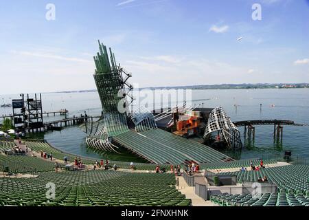 Assistez au festival de Bregenz, en Autriche, au Vorarlberg, au lac de Constance, à Bregenz Banque D'Images