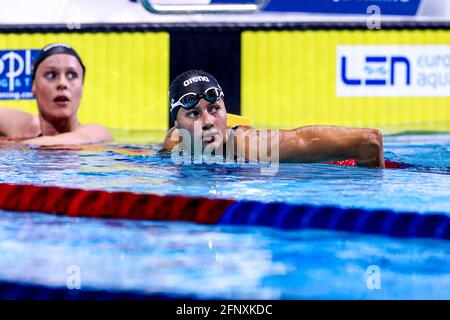 BUDAPEST, HONGRIE - 19 MAI: Barbora Seemanova de la République tchèque en compétition à la demi-finale féminine de 200m Butterfly lors des championnats européens de LEN natation à Duna Arena le 19 mai 2021 à Budapest, Hongrie (photo de Marcel ter Bals/Orange Pictures) crédit: Orange pics BV/Alay Live News Banque D'Images