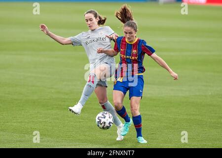 Barcelone, Espagne. 19 mai 2021. Bruna Vilamala du FC Barcelone lors du match Primera Iberdrola entre le FC Barcelone et le Athletic Club au stade Johan Cruyff de Barcelone, Espagne. Credit: David Ramirez/DAX/ZUMA Wire/Alamy Live News Banque D'Images