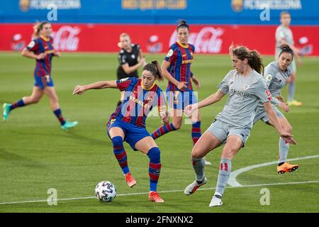 Barcelone, Espagne. 19 mai 2021. Vicky Losada du FC Barcelone lors du match Primera Iberdrola entre le FC Barcelone et le Athletic Club au stade Johan Cruyff de Barcelone, Espagne. Credit: David Ramirez/DAX/ZUMA Wire/Alamy Live News Banque D'Images