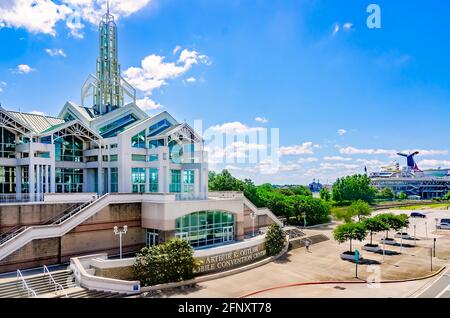 Le centre de congrès Arthur R. Outlaw Mobile est en photo, le 14 mai 2021, à Mobile, Alabama. Banque D'Images