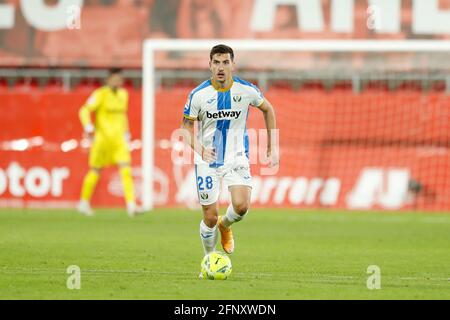 Miranda de Ebro, Espagne. 19 mai 2021. Javi Hernandez (Leganes) football : Espagnol 'la Liga Smartbank' match entre CD Mirandes 0-0 CD Leganes à l'Estadio Municipal de Anduva à Miranda de Ebro, Espagne . Crédit: Mutsu Kawamori/AFLO/Alay Live News Banque D'Images