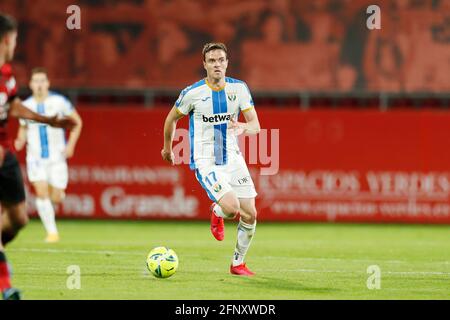 Miranda de Ebro, Espagne. 19 mai 2021. Javier Eraso (Leganes) football : Espagnol 'la Liga Smartbank' match entre CD Mirandes 0-0 CD Leganes à l'Estadio Municipal de Anduva à Miranda de Ebro, Espagne . Crédit: Mutsu Kawamori/AFLO/Alay Live News Banque D'Images