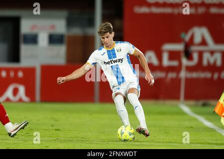 Miranda de Ebro, Espagne. 19 mai 2021. Javier Aviles (Leganes) football : Espagnol 'la Liga Smartbank' match entre CD Mirandes 0-0 CD Leganes à l'Estadio Municipal de Anduva à Miranda de Ebro, Espagne . Crédit: Mutsu Kawamori/AFLO/Alay Live News Banque D'Images