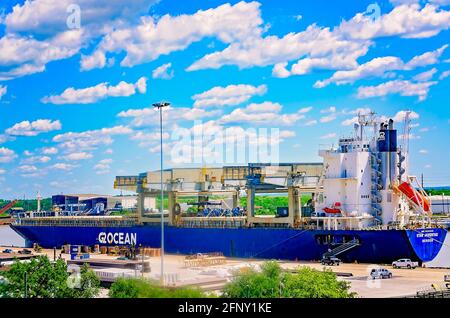 Star Juventus, un cargo norvégien, est amarré au port de Mobile, le 14 mai 2021, à Mobile, Alabama. Banque D'Images