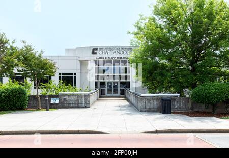 CHATTANOOGA, TN, USA-8 MAI 2021 : Université du Tennessee, bâtiment James R. Mapp. Banque D'Images