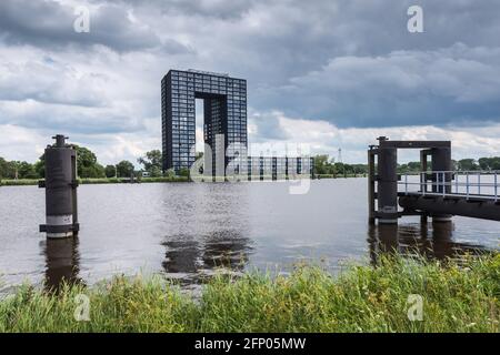 Tour Tasman à Groningen, pays-Bas Banque D'Images