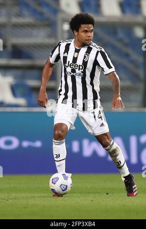 Reggio Emilia, Italie. 19 mai 2021. Weston McKennie de Juventus pendant le match de Coppa Italia au stade Mapei - Cittˆ del Tricolor, Sassuolo. Crédit photo à lire: Jonathan Moscrop/Sportimage crédit: Sportimage/Alay Live News Banque D'Images