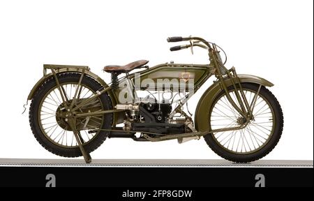 Harley Davidson 584cc 1919 modèle W Sport Banque D'Images