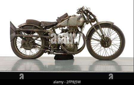 1933 moto de course Soyer Type sac/SA5C Banque D'Images