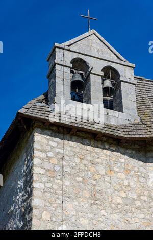 Vestiges du fort Sokolac à Brinje Banque D'Images