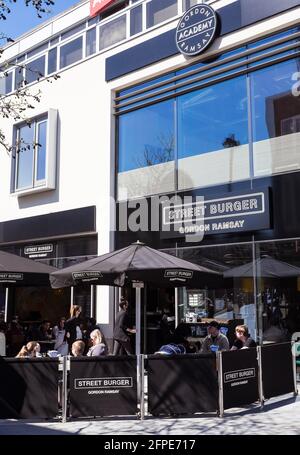 Gordon Ramsay Street Burger, Woking Banque D'Images