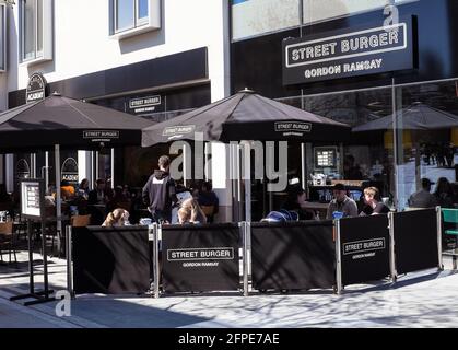 Gordon Ramsay Street Burger, Woking Banque D'Images