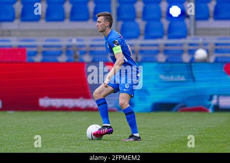 Genk, Belgique. 20 mai 2021. GENK, BELGIQUE - 20 MAI : Bryan Heynen de KRC Genk pendant le match Jupiler Pro League entre KRC Genk et Royal Antwerp FC à Luminus Arena le 20 mai 2021 à Genk, Belgique (photo de Joris Verwijst/Orange Pictures) crédit : Orange pics BV/Alay Live News Banque D'Images