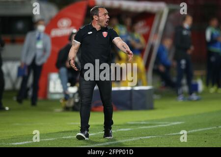 Monza, Italie le 20 mai 2021. Cristian Brocchi AC Monza l'entraîneur-chef réagit pendant le match de la série B au stade U-Power, à Monza. Crédit photo à lire: Jonathan Moscrop/Sportimage crédit: Sportimage/Alay Live News Banque D'Images