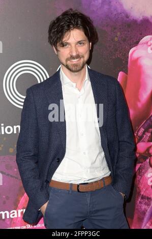 Rome, Italie. 20 mai 2021. Emanuele Bosi sur le tapis noir de la première du film Morrison au cinéma Adriano à Rome. Crédit : SOPA Images Limited/Alamy Live News Banque D'Images