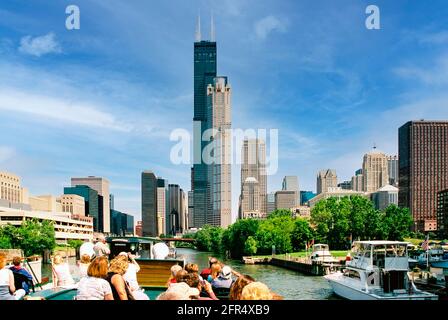 Sears Tower, Chicago Banque D'Images