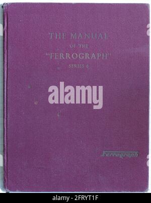 Ferrograph série 6 manuel Banque D'Images