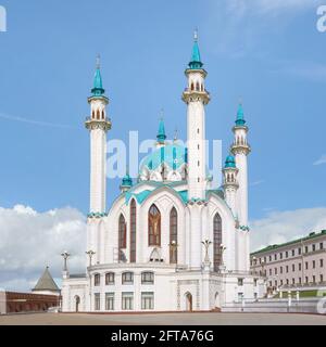Mosquée Kul Sharif au Kremlin de Kazan. Tatarstan, Russie. Banque D'Images