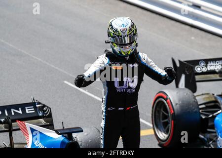 Zhou Guanyu (chn), Uni-Virtuosi Racing, Dallara F2, portrait lors du championnat 2021 de Formule 2 de la FIA à Monaco du 21 au 23 mai - photo Florent Gooden / DPPI Banque D'Images