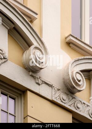 tenement début 20th c. , rue Curschmann à Hambourg-Hoheluft-Ost, Allemagne, Europe Banque D'Images