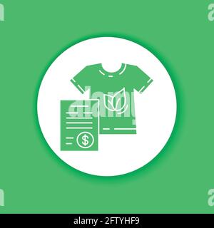 Icône de glyphe de couleur de vêtement personnalisée. Pictogramme pour page Web Illustration de Vecteur