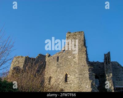 Château du Roi John's dans le comté de Carlingford, en Irlande Banque D'Images