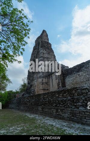 Ruine maya 'Xpujil' à Campeche, Mexique Banque D'Images